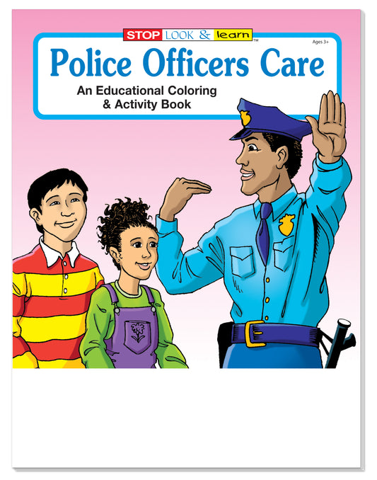 Coloring Book Police Officers Care-40985