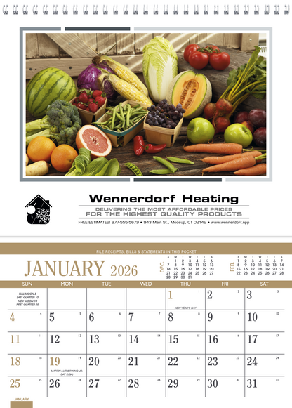 Triumph Calendars Recipe Pocket Calendar-4101
