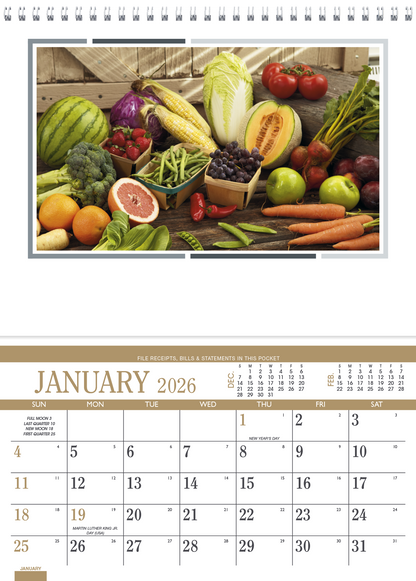 Triumph Calendars Recipe Pocket Calendar-4101