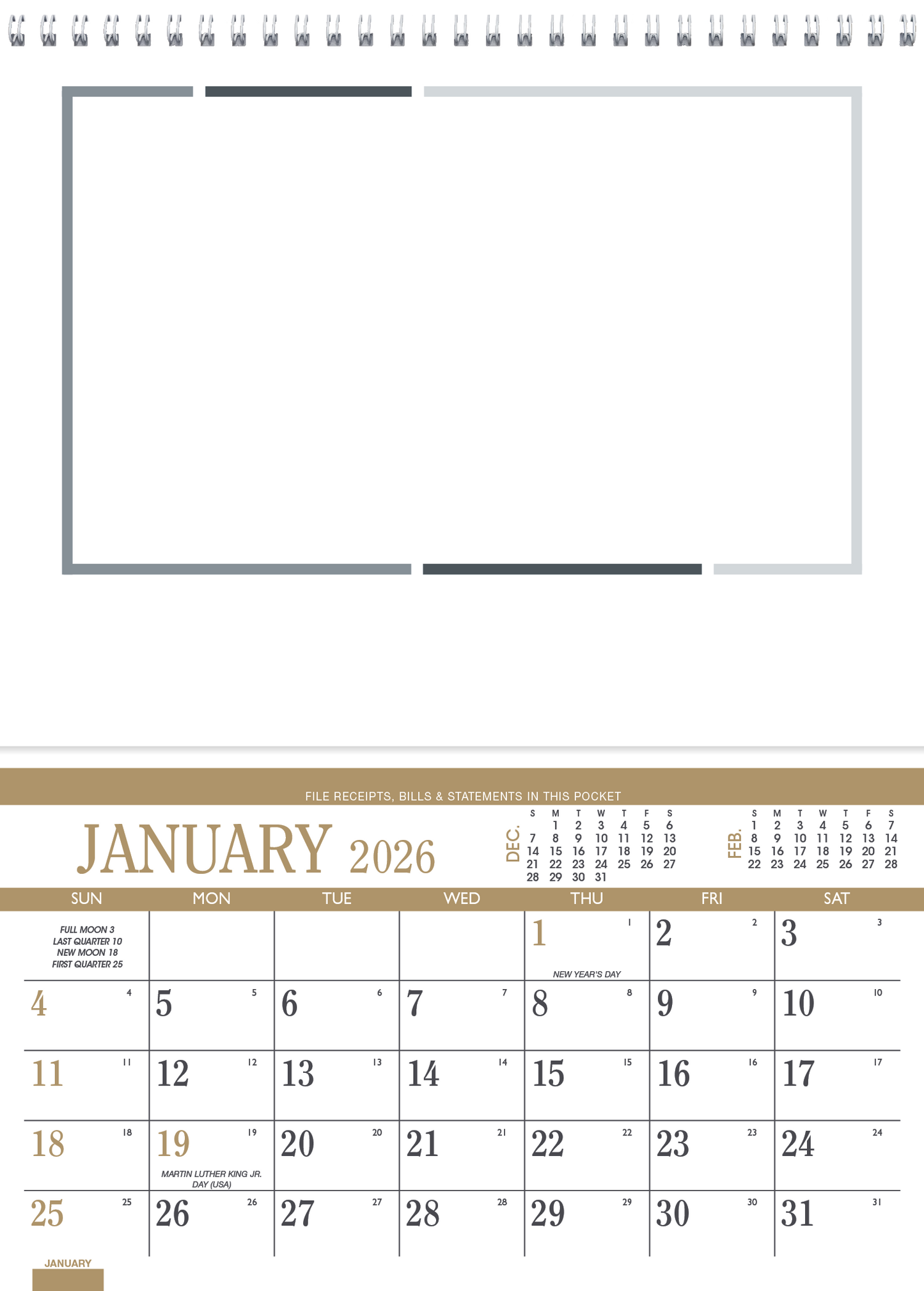 Triumph Calendars Recipe Pocket Calendar-4101