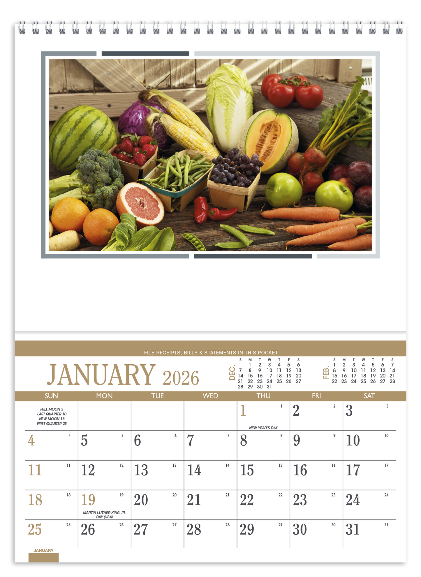 Triumph Calendars Recipe Pocket Calendar-4101