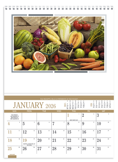 Triumph Calendars Recipe Pocket Calendar-4101