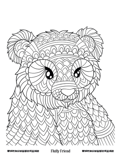 Good Value Wild Wonders Adult Coloring Book-41040