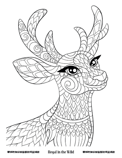 Good Value Wild Wonders Adult Coloring Book-41040
