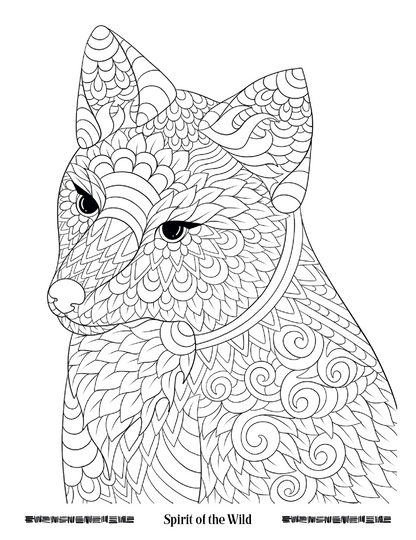 Good Value Wild Wonders Adult Coloring Book-41040