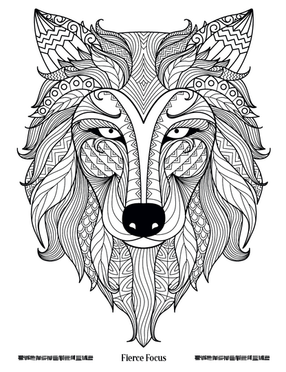 Good Value Wild Wonders Adult Coloring Book-41040