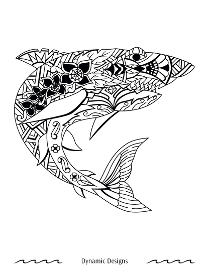 Good Value Oceans of Serenity Adult Coloring Book-41055