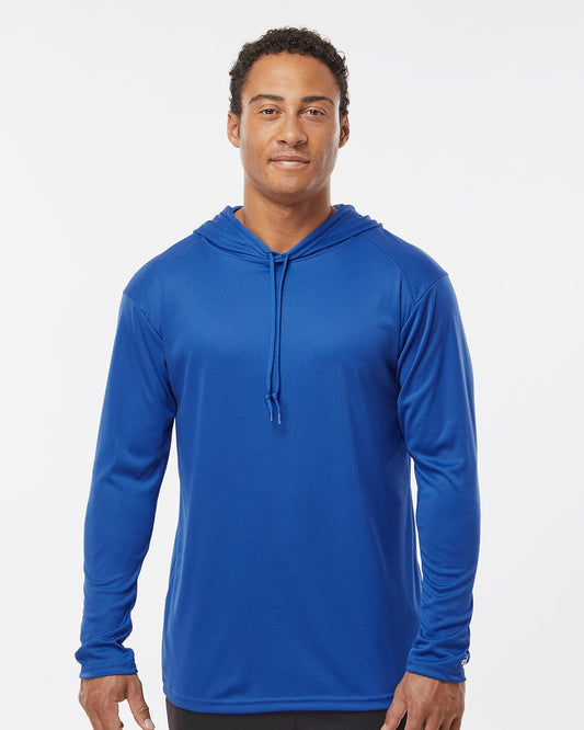 Badger B-Core Hooded Long Sleeve T-Shirt - 4105
