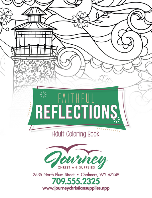 Good Value Faithful Reflections Adult Coloring Book-41281