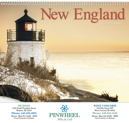 HotLine Products New England Appointment Calendar  Spiral-412