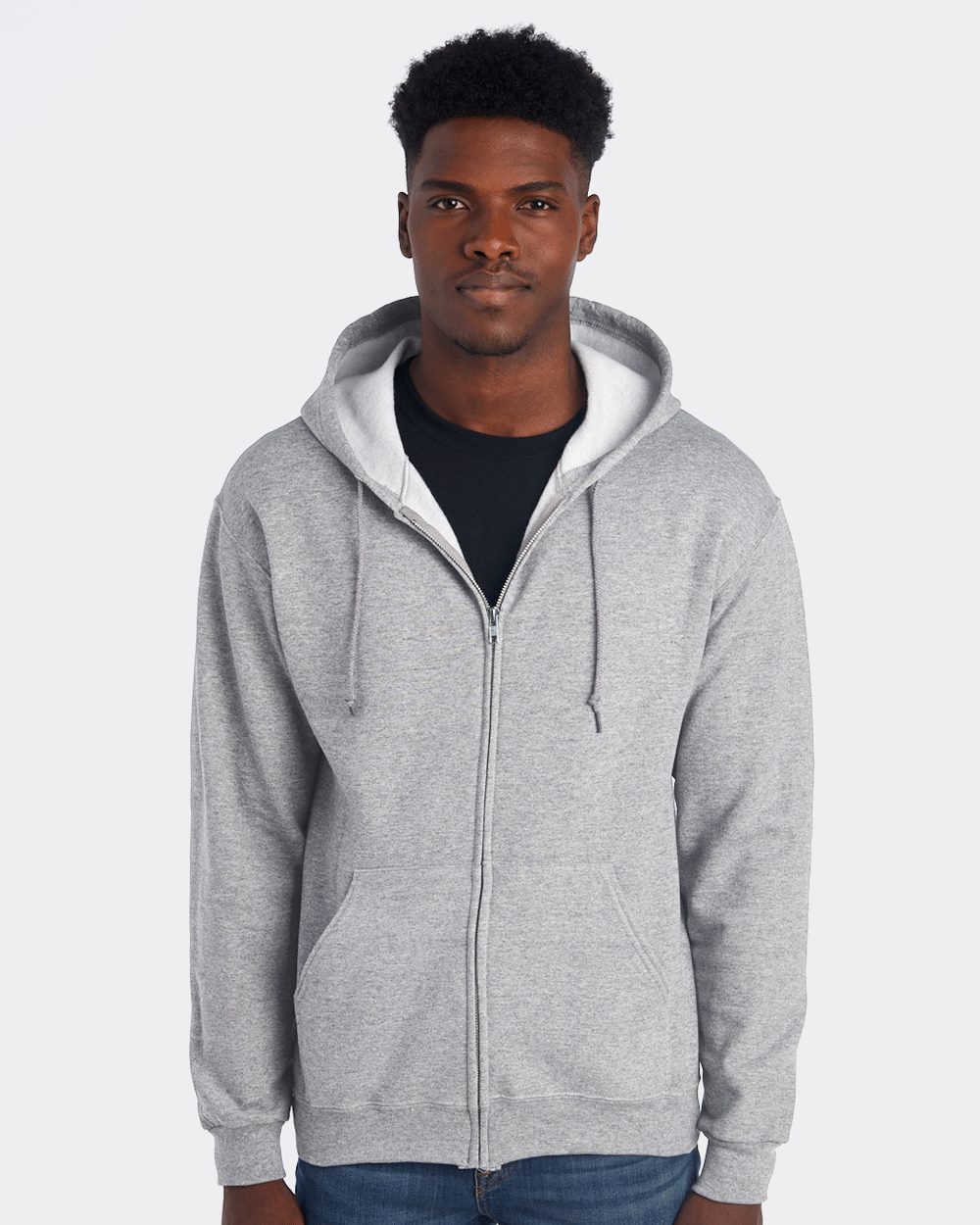 JERZEES NuBlend® Full-Zip Hooded Sweatshirt - 993MR