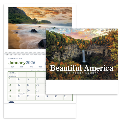 Triumph Calendars Beautiful America Pocket Calendar-4150