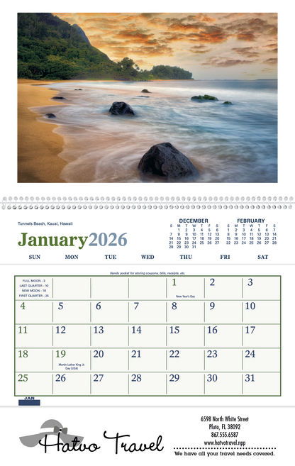 Triumph Calendars Beautiful America Pocket Calendar-4150