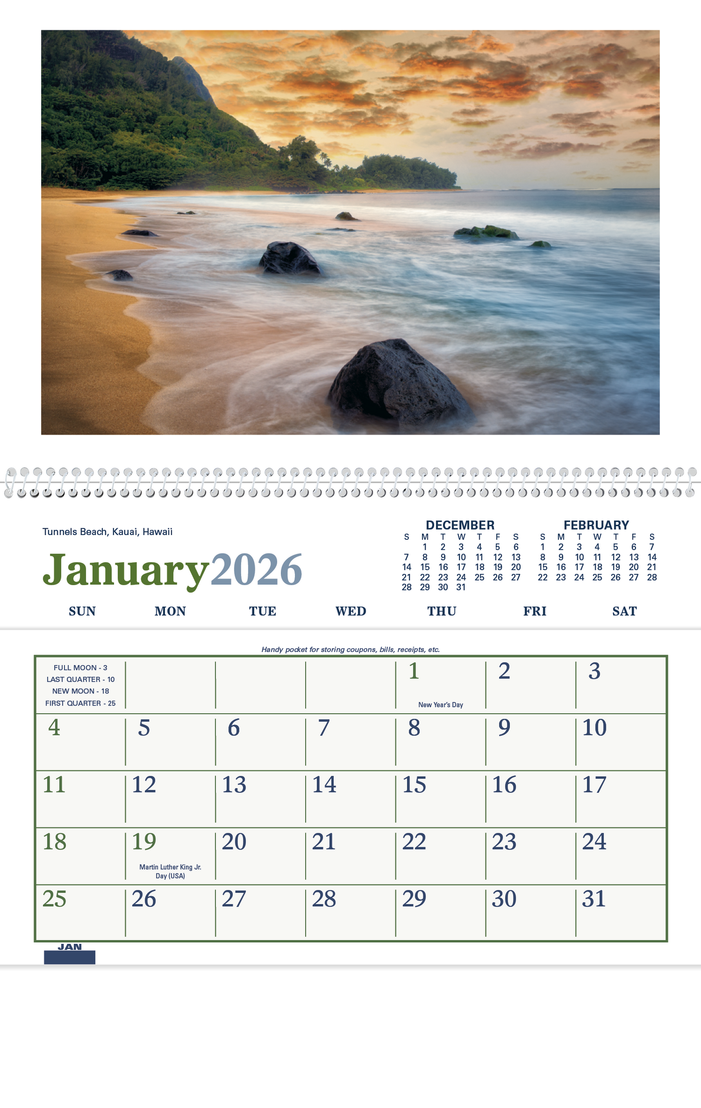 Triumph Calendars Beautiful America Pocket Calendar-4150