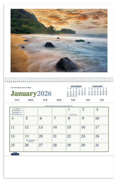 Triumph Calendars Beautiful America Pocket Calendar-4150