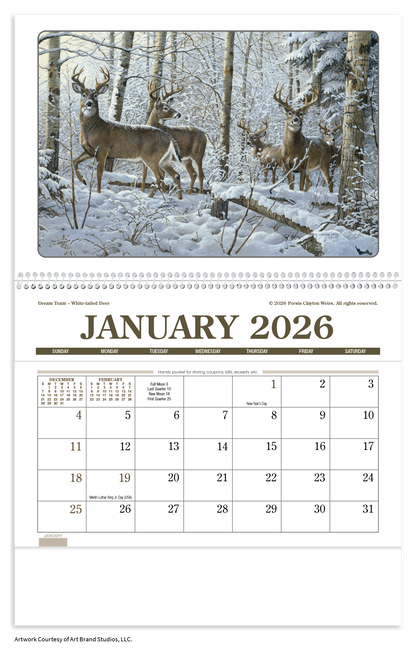 Triumph Calendars Wildlife Art Pocket Calendar-4153