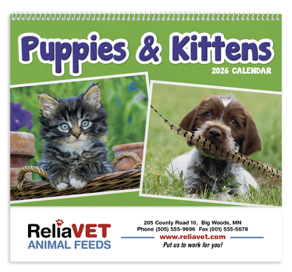 Triumph Calendars Puppies  Kittens Pocket Calendar-4155