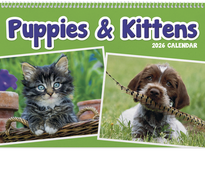 Triumph Calendars Puppies  Kittens Pocket Calendar-4155