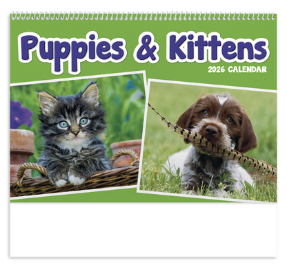Triumph Calendars Puppies  Kittens Pocket Calendar-4155