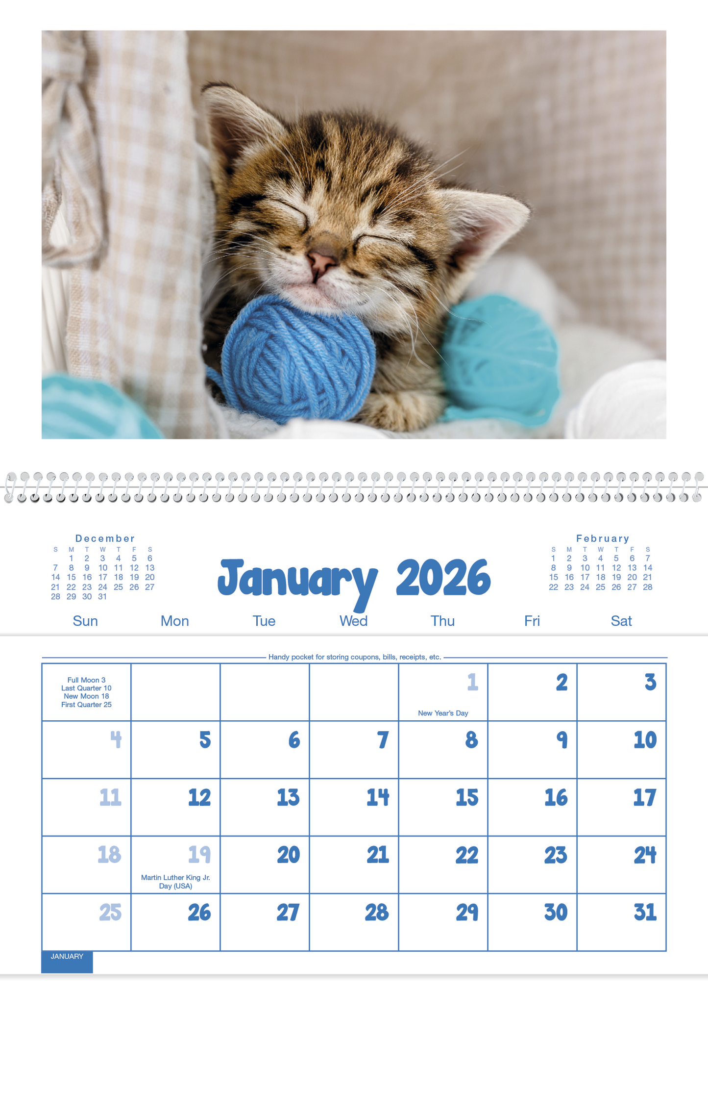 Triumph Calendars Puppies  Kittens Pocket Calendar-4155