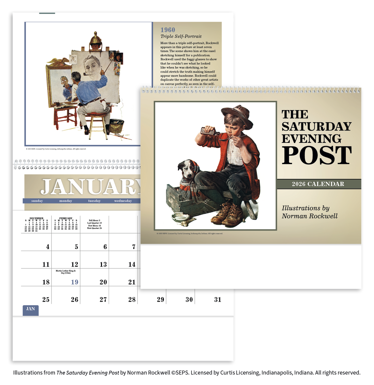 Triumph Calendars The Saturday Evening Post Pocket Calendar-4156