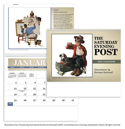 Triumph Calendars The Saturday Evening Post Pocket Calendar-4156