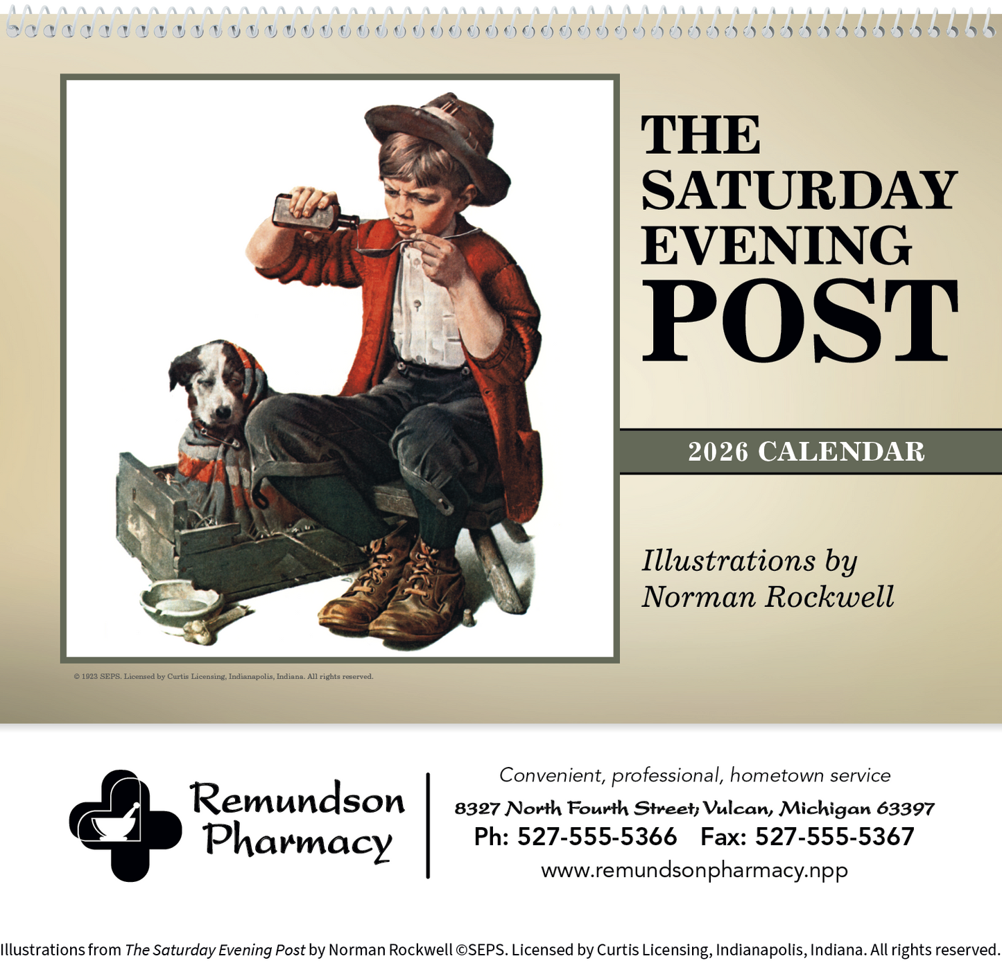 Triumph Calendars The Saturday Evening Post Pocket Calendar-4156