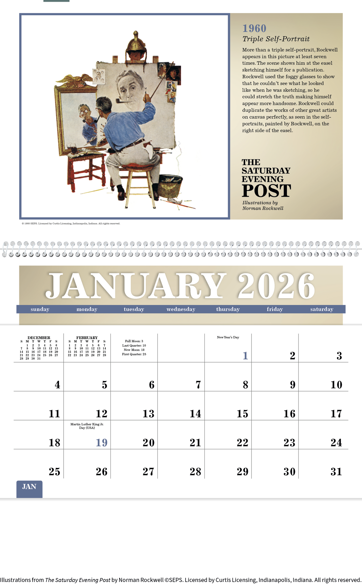 Triumph Calendars The Saturday Evening Post Pocket Calendar-4156