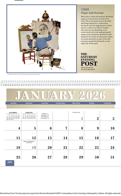 Triumph Calendars The Saturday Evening Post Pocket Calendar-4156