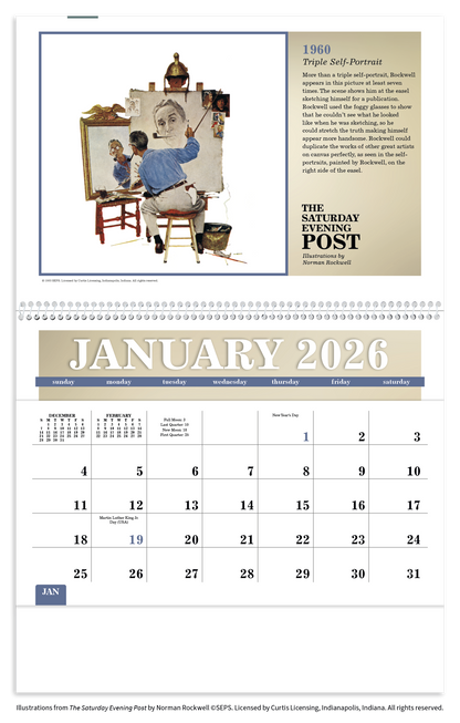 Triumph Calendars The Saturday Evening Post Pocket Calendar-4156