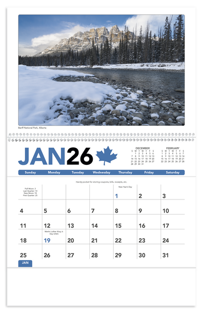 Triumph Calendars Canadian Scenic Pocket Calendar-4160