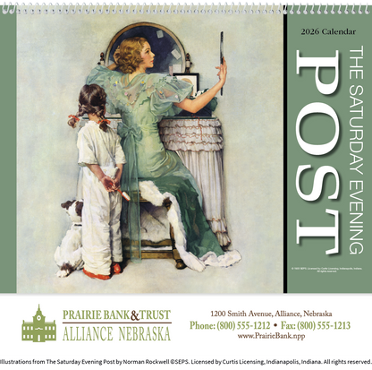 HotLine Products Saturday Evening Post Appointment Calendar  Spiral-419