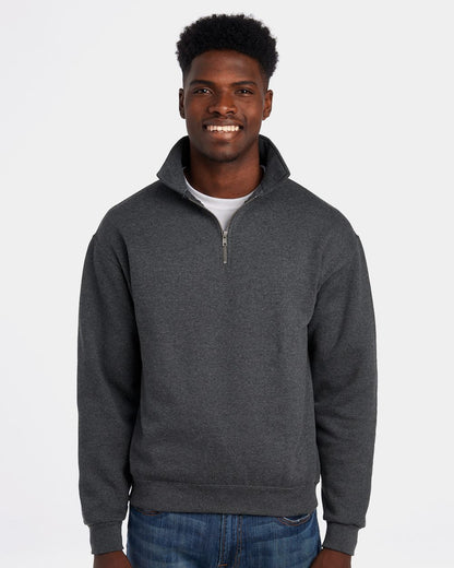 JERZEES Super Sweats NuBlend® Quarter-Zip Cadet Collar Sweatshirt - 4528MR