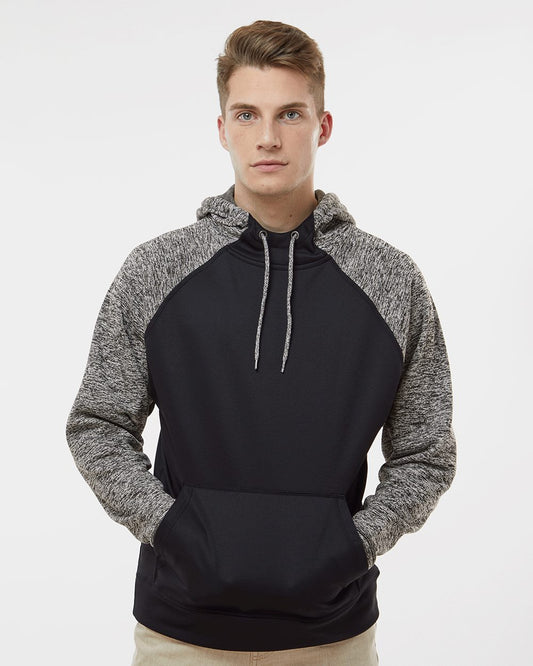 J. America Colorblocked Cosmic Fleece Hooded Sweatshirt - 8612