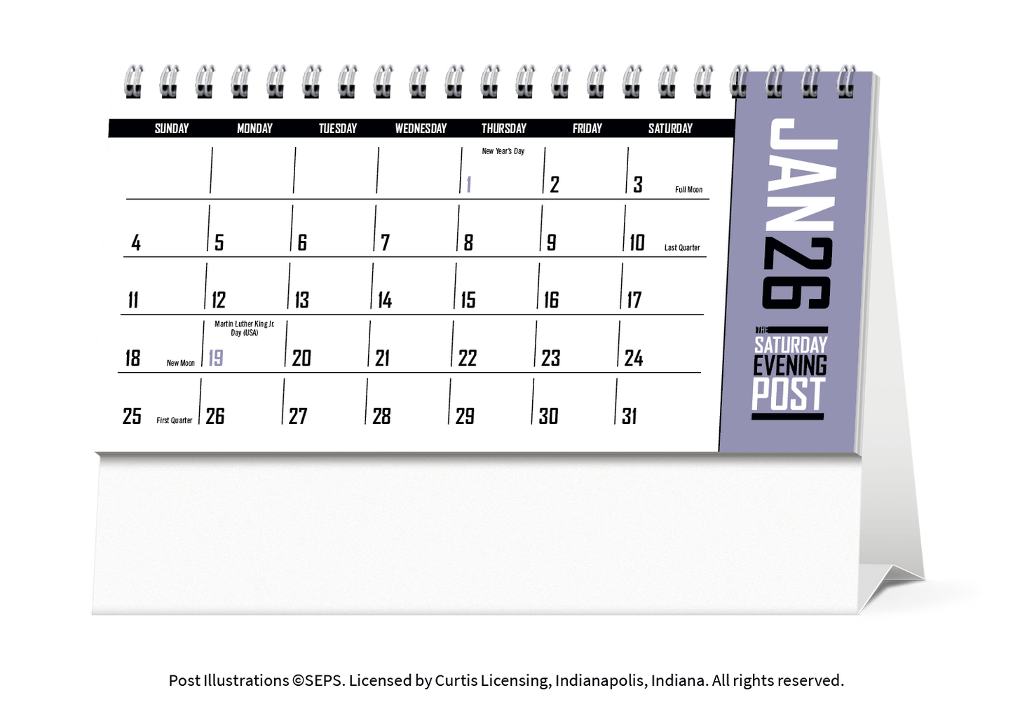 Triumph Calendars  The Saturday Evening Post Desk Calendar-4252