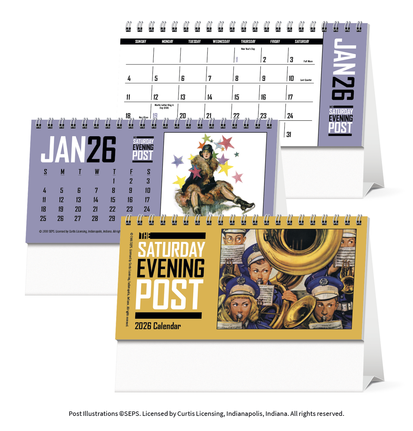 Triumph Calendars  The Saturday Evening Post Desk Calendar-4252