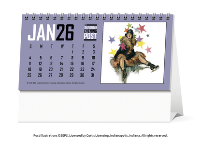 Triumph Calendars  The Saturday Evening Post Desk Calendar-4252