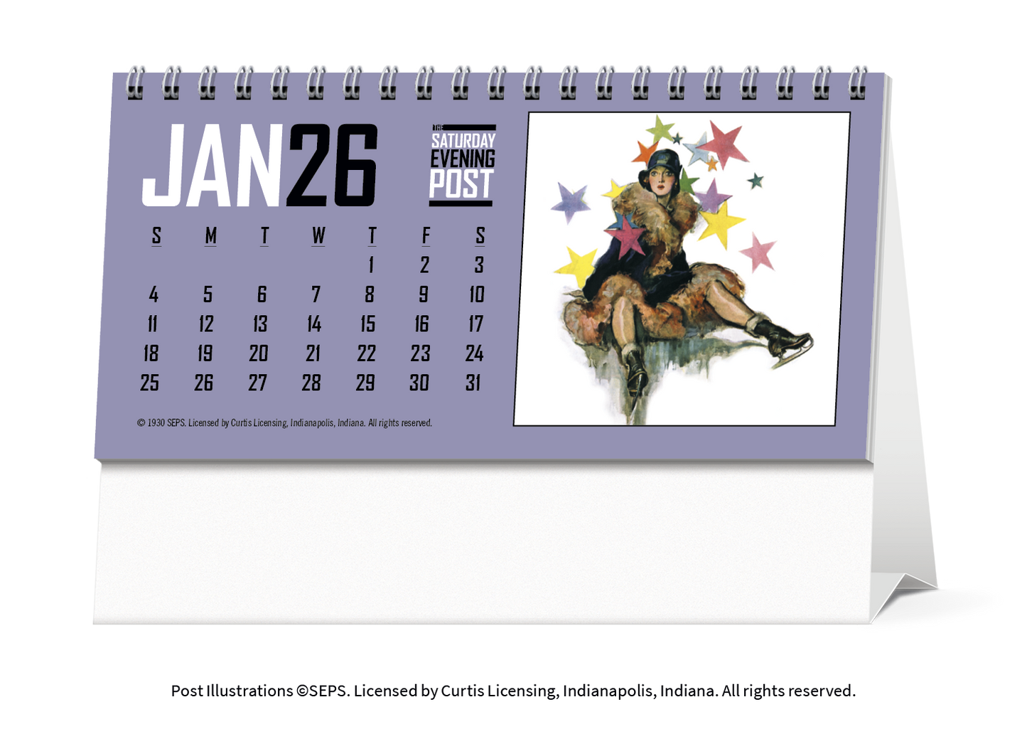 Triumph Calendars  The Saturday Evening Post Desk Calendar-4252