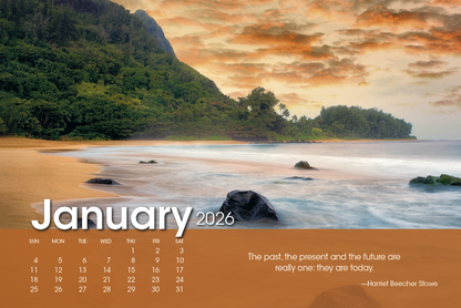 Triumph Calendars Scenic Moments Large Desk Calendar-4275