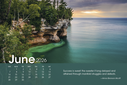 Triumph Calendars Scenic Moments Large Desk Calendar-4275