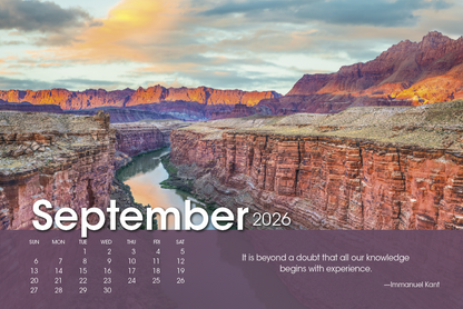 Triumph Calendars Scenic Moments Large Desk Calendar-4275