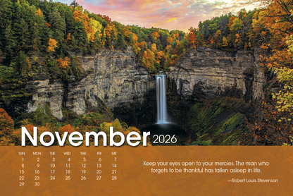 Triumph Calendars Scenic Moments Large Desk Calendar-4275