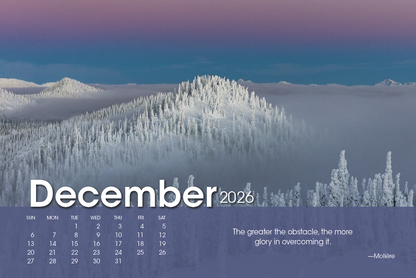 Triumph Calendars Scenic Moments Large Desk Calendar-4275