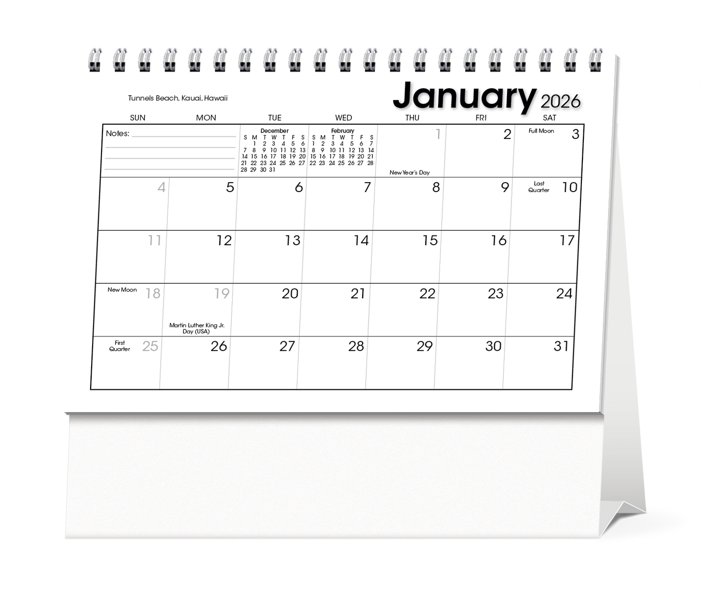 Triumph Calendars Scenic Moments Large Desk Calendar-4275