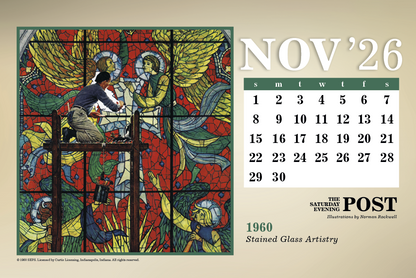 Triumph Calendars The Saturday Evening Post Large Desk Calendar-4276