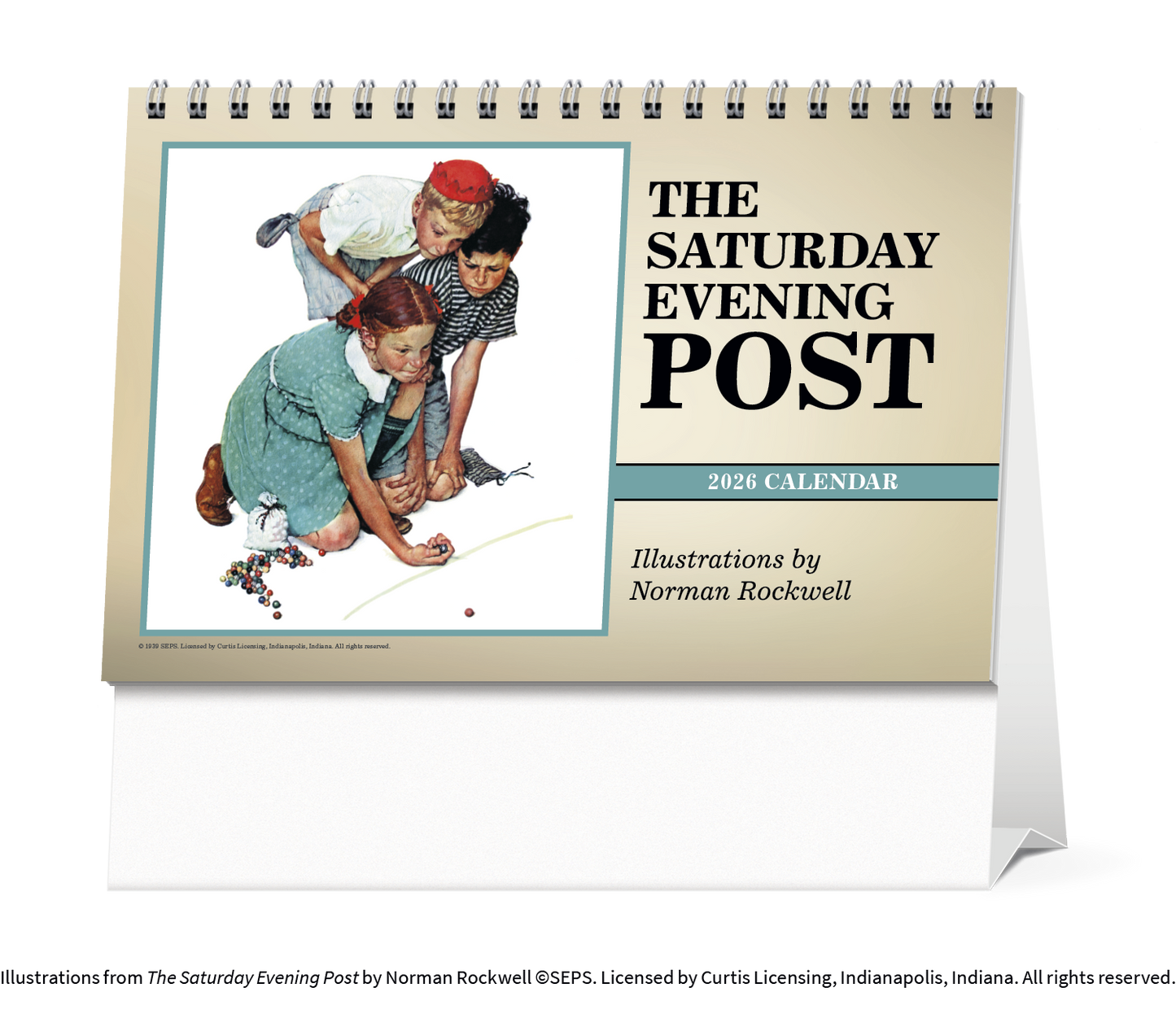 Triumph Calendars The Saturday Evening Post Large Desk Calendar-4276