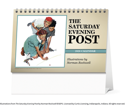 Triumph Calendars The Saturday Evening Post Large Desk Calendar-4276