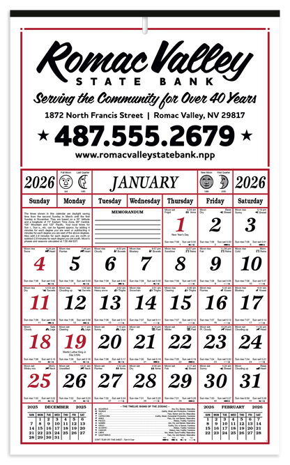 Skinner  Kennedy 7Sheet Almanac-43-E