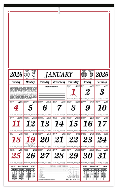 Skinner  Kennedy 7Sheet Almanac-43-E