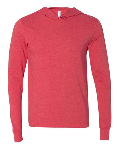 Unisex Jersey Hooded Long Sleeve Tee